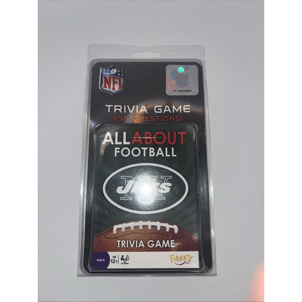 All About Football New York Jets NFL Football Trivia Game 250 Questions (2009)